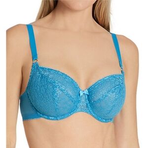 Cleo by Panache Lana Balconette Bra in Blue Moon